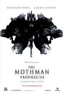 Movie poster for The Mothman Prophecies, a film by Mark Pellington, on Minimalist Reviews. Movie poster for The Mothman Prophecies, a film by Mark Pellington, on Minimalist Reviews.