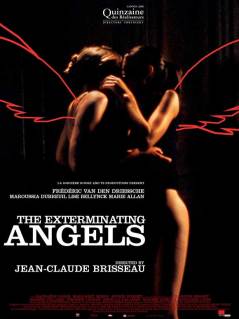 Movie poster for Exterminating Angels (Les anges exterminateurs), a film by Jean-Claude Brisseau, on Minimalist Reviews.