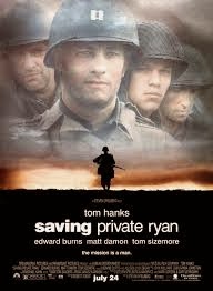 movie poster for Stephen Spielberg's World War II movie epic Saving Private Ryan